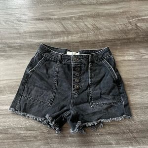 Free people high waisted shorts